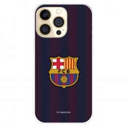 Funda para IPhone 14 Pro del FC Barcelona Rayas Blaugrana  - Licencia Oficial FC Barcelona
