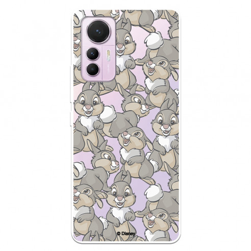 Funda para Xiaomi Mi 12 Lite 5G Oficial de Disney Tambor Patrones - Bambi