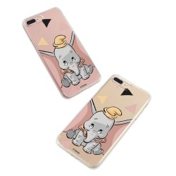 Funda Oficial Disney Dumbo silueta transparente para Samsung Galaxy A10