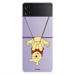 Funda para Samsung Galaxy Z Flip4 Oficial de Disney Winnie  Columpio - Winnie The Pooh