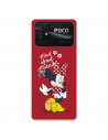 Coque pour Xiaomi Poco C40 Officielle de Disney Minnie Mad About - Classiques Disney