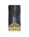 Funda para Motorola Moto G52 Oficial de Star Wars Baby Yoda Sonrisas - The Mandalorian