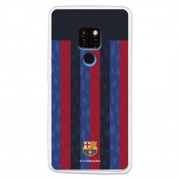 Funda para Huawei Mate 20 del FC Barcelona Fondo Rayas Verticales  - Licencia Oficial FC Barcelona