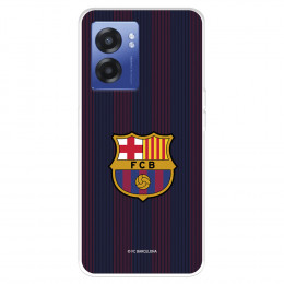 Funda para Oppo A77 5G del FC Barcelona Rayas Blaugrana  - Licencia Oficial FC Barcelona
