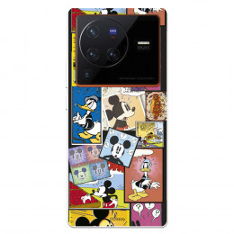 Funda para Vivo X80 Pro Oficial de Disney Mickey Comic - Clásicos Disney