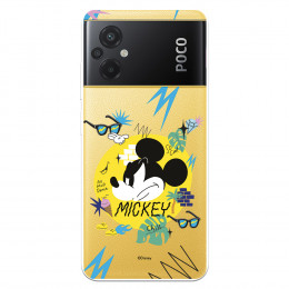 Funda para Xiaomi Poco M5 Oficial de Disney Mickey Mickey Urban - Clásicos Disney