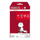 Funda para Xiaomi Poco M5 Oficial de Peanuts Snoopy rayas - Snoopy