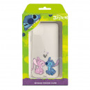 Funda para Xiaomi 12T Oficial de Disney Angel & Stitch Beso - Lilo & Stitch