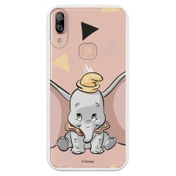 Funda Oficial Disney Dumbo silueta transparente para V Smart Active 1 Plus