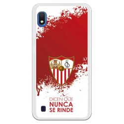 Funda Oficial Sevilla Dicen que Nunca se Rinde mancha roja SS18-19 para Samsung Galaxy A10