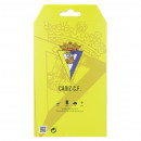 Funda para Samsung Galaxy A72 4G del Cádiz CF Escudo Fondo Bicolor - Licencia Oficial Cádiz CF