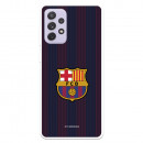 Coque pour Samsung Galaxy A72 4G du FC Barcelona Lignes Blaugrana - Licence Officielle du FC Barcelone