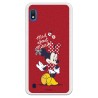 Funda Oficial Disney Minnie Mad about Minnie para Samsung Galaxy A10