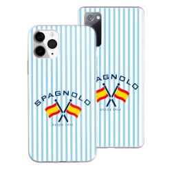 Funda Oficial Spagnolo - Fondo rayas azules