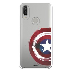 Funda Oficial Escudo Capitan America para Bq Aquaris X2 Pro