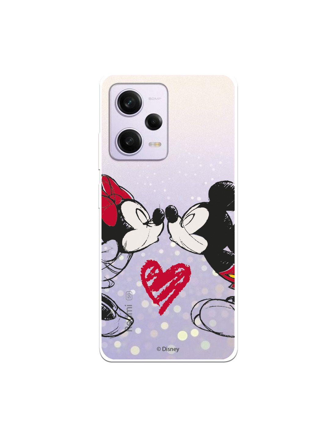 Coque pour Xiaomi Redmi Note 12 Pro 5G Officielle de Disney Mickey et  Minnie Bisou - Classiques Disney