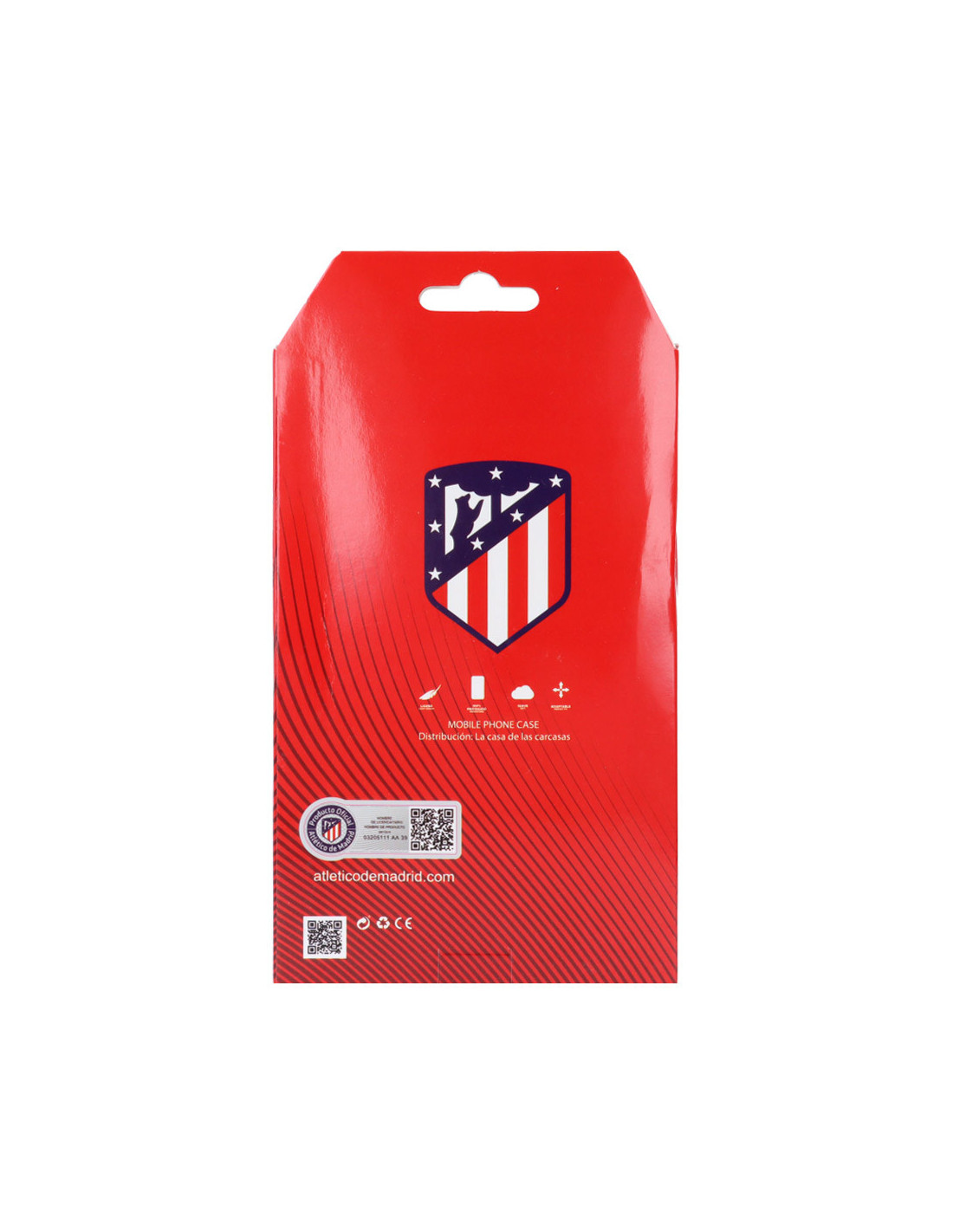 Funda para Xiaomi Redmi Note 12 Pro Plus del Atlético de Madrid Escudo  Fondo Atletico - Licencia