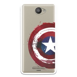 Funda Oficial Escudo Capitan America para Bq Aquaris U