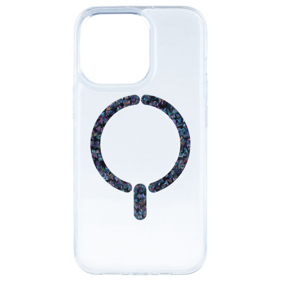 Coque Ring Glitter Compatible avec Magsafe pour iPhone 15 Pro Max