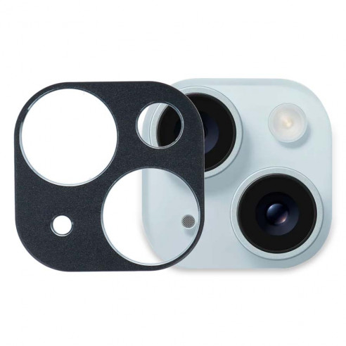Protège-caméra métallisé pour iPhone 15