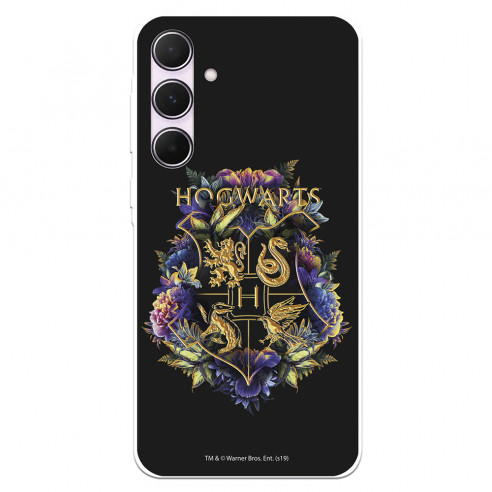 Funda para Samsung Galaxy A55 5G Oficial de Harry Potter Hogwarts Floral - Harry Potter