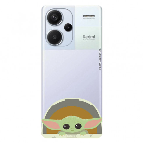 Coque pour Xiaomi Redmi Note 13 Pro Plus 5G Officielle de Star Wars Baby Yoda Sourires - The Mandalorian