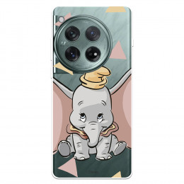 Funda para OnePlus 12 Oficial de Disney Dumbo Silueta Transparente - Dumbo
