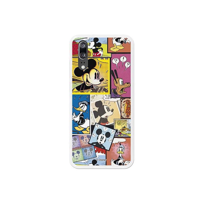 Funda Oficial Disney Mickey, Comic Huawei P20