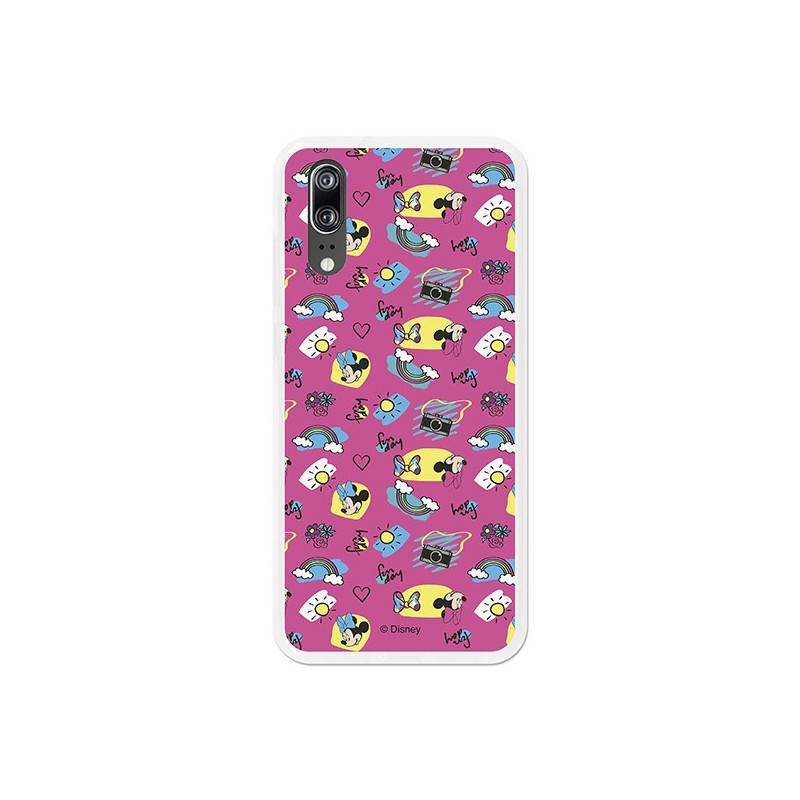 Funda Oficial Disney Minnie, Fun day Huawei P20