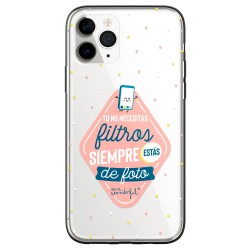 Funda Oficial Mr Wonderful - Tú No Necesitas Filtros Silicona Transparente