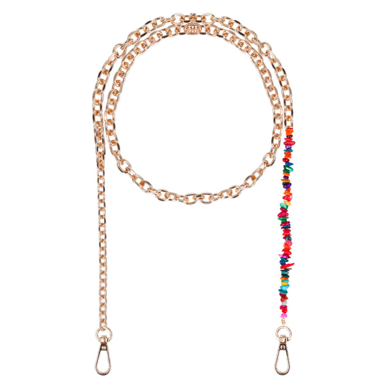 Colgante de Cadena con Cuentas de Colores para Móvil Colgante de Cadena con Cuentas de Colores para Móvil