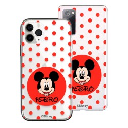 Funda Móvil Personalizada Disney con tu Nombre Mickey Mouse - Licencia Oficial de Disney