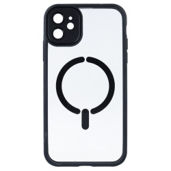 Funda Bumper Compatible con Magsafe con Cubre cámara para iPhone 11