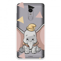 Carcasa Oficial Disney Dumbo silueta transparente para Xiaomi Redmi Note 4X - Dumbo- La Casa de las Carcasas