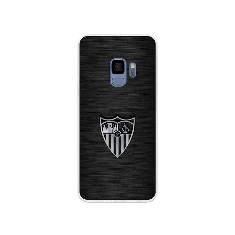 Coque Officielle Sevilla FC Écusson Argent pour Samsung Galaxy S9