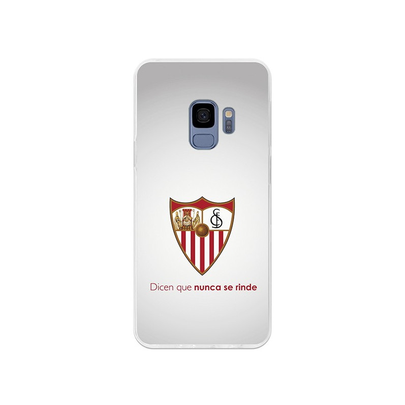 Coque Officielle Sevilla FC sur Fond retro pour Samsung Galaxy S9