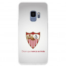 Coque Officielle Sevilla FC sur Fond retro pour Samsung Galaxy S9
