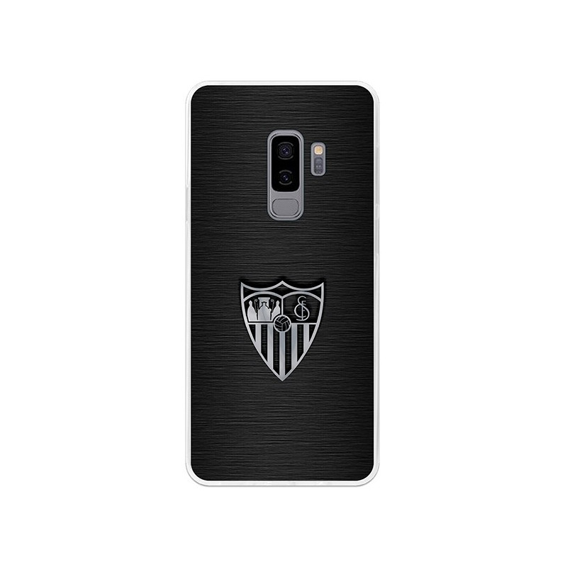 Coque Officielle Sevilla FC Écusson Argent pour Samsung Galaxy S9 Plus