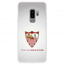 Coque Officielle Sevilla FC sur Fond retro pour Samsung Galaxy S9 Plus