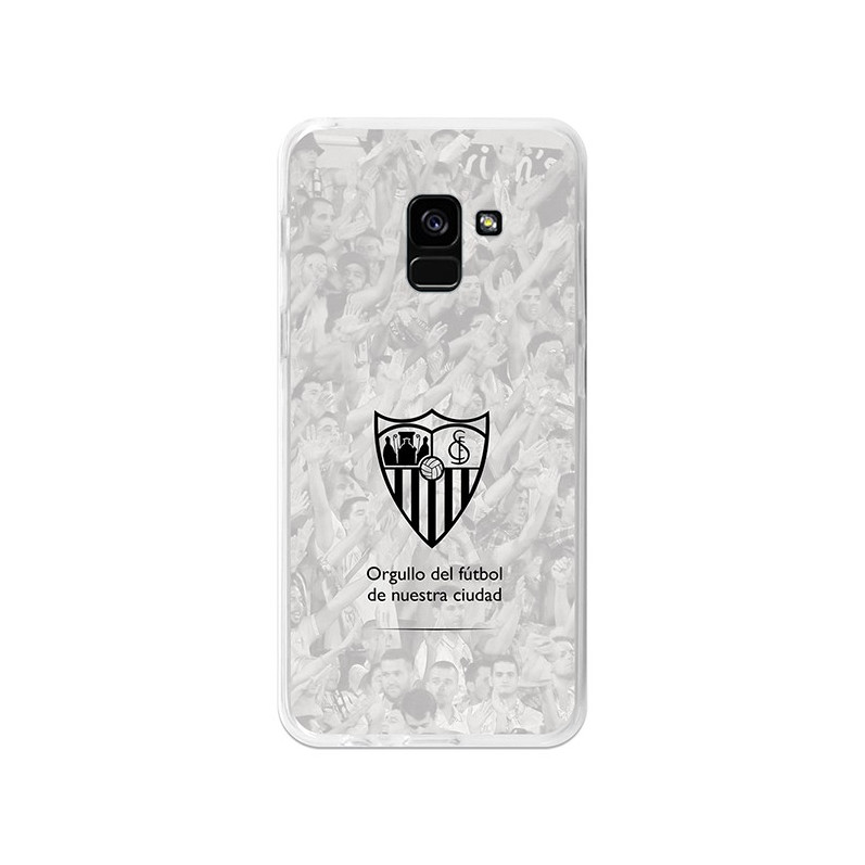 Coque Officielle Sevilla FC "Orgullo del fútbol de nuestra ciudad" pour Samsung Galaxy A8 2018