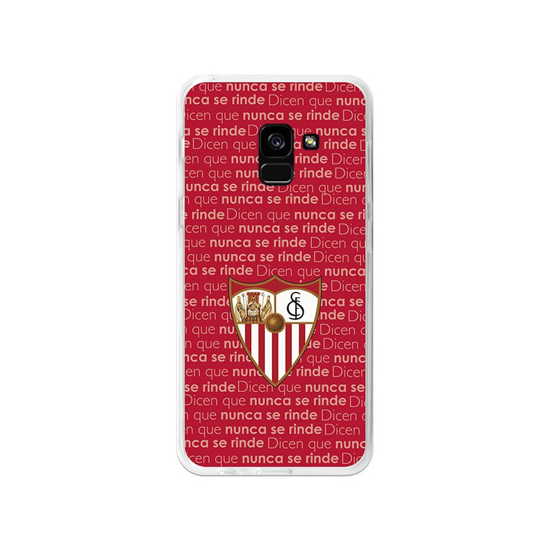 Coque Officielle Sevilla FC Fond "Nunca se rinde" pour Samsung Galaxy A8 2018