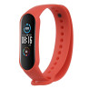 Correa de silicona lisa para Xiaomi Mi Band 4 Roja