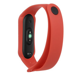 Correa de silicona lisa para Xiaomi Mi Band 4 Roja