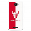 Coque Officielle Sevilla FC Écusson Bicolore pour Bq Aquaris U
