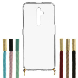 Funda Silicona Colgante Transparente para Oppo Reno 2Z