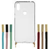 Funda Silicona Colgante Transparente para Motorola Moto One