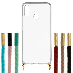 Funda Silicona Colgante Transparente para Honor 10 Lite