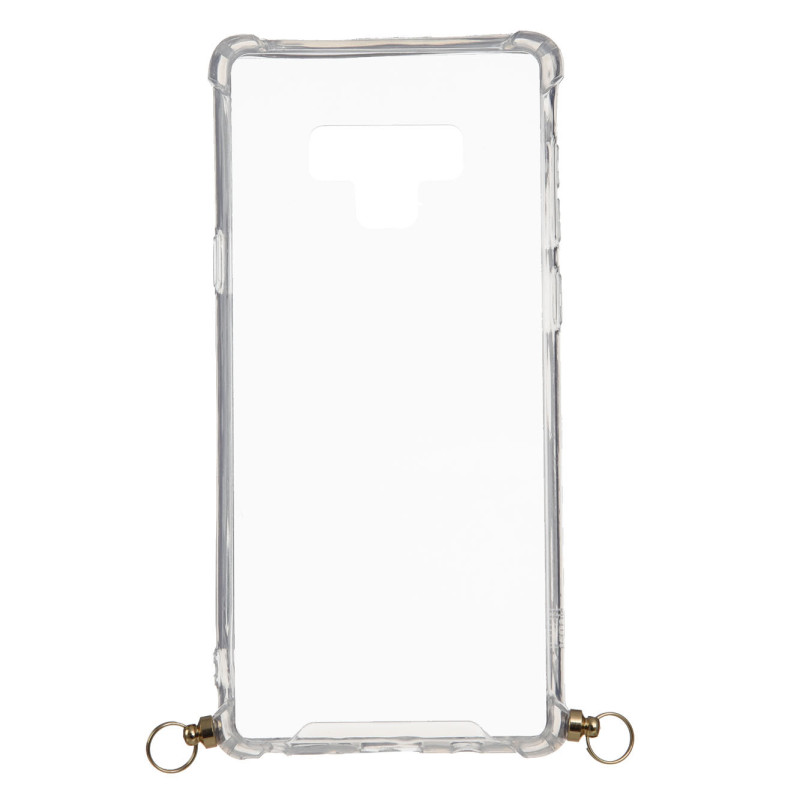 Funda Silicona Colgante Transparente para Samsung Galaxy Note9