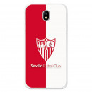 Coque Officielle Sevilla FC Écusson Bicolore pour Samsung Galaxy J7 2017 Européen