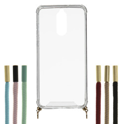 Funda Silicona Colgante Transparente para Huawei Mate 10 Lite